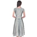 Architecture Building Cap Sleeve Wrap Front Dress View2