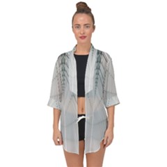 Architecture Building Open Front Chiffon Kimono by artworkshop