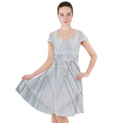 Architecture Building Cap Sleeve Midi Dress by artworkshop