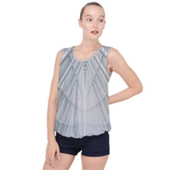 Architecture Building Bubble Hem Chiffon Tank Top by artworkshop