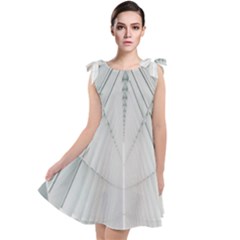 Architecture Building Tie Up Tunic Dress by artworkshop