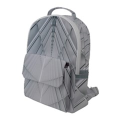 Architecture Building Flap Pocket Backpack (large) by artworkshop