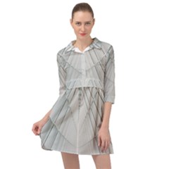 Architecture Building Mini Skater Shirt Dress by artworkshop