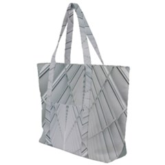 Architecture Building Zip Up Canvas Bag by artworkshop