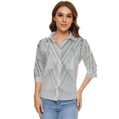 Architecture Building Women s Quarter Sleeve Pocket Shirt