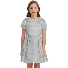 Architecture Building Kids  Bow Tie Puff Sleeve Dress