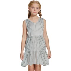 Architecture Building Kids  Sleeveless Tiered Mini Dress