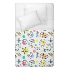 Drawing Pattern Duvet Cover (single Size)