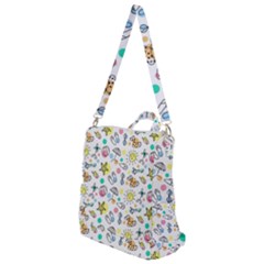 Drawing Pattern Crossbody Backpack by artworkshop