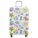 Drawing Pattern Luggage Cover (Medium) View1