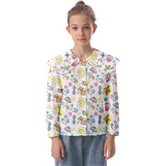 Drawing Pattern Kids  Peter Pan Collar Blouse