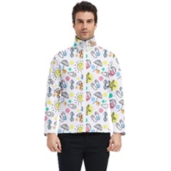 Drawing Pattern Men s Bomber Jacket