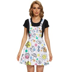 Drawing Pattern Apron Dress