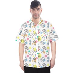 Drawing Pattern Men s Hawaii Shirt