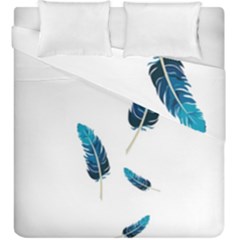 Feather Bird Duvet Cover Double Side (king Size) by artworkshop