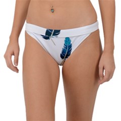 Feather Bird Band Bikini Bottom by artworkshop