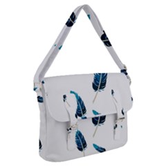 Feather Bird Buckle Messenger Bag by artworkshop