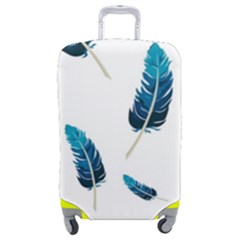 Feather Bird Luggage Cover (medium) by artworkshop