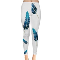 Feather Bird Inside Out Leggings by artworkshop