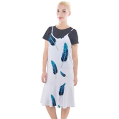 Feather Bird Camis Fishtail Dress by artworkshop