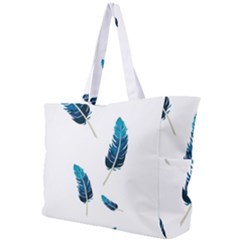 Feather Bird Simple Shoulder Bag by artworkshop