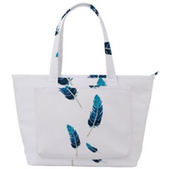 Feather Bird Back Pocket Shoulder Bag  by artworkshop