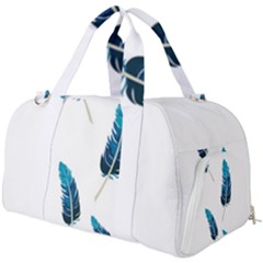 Feather Bird Burner Gym Duffel Bag by artworkshop