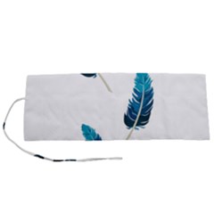 Feather Bird Roll Up Canvas Pencil Holder (s) by artworkshop