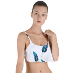 Feather Bird Layered Top Bikini Top  by artworkshop