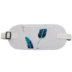 Feather Bird Rounded Waist Pouch by artworkshop