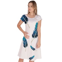 Feather Bird Classic Short Sleeve Dress