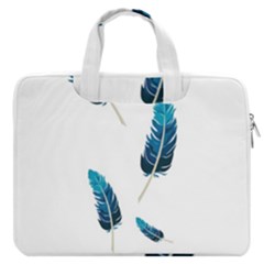 Feather Bird Macbook Pro 16  Double Pocket Laptop Bag  by artworkshop