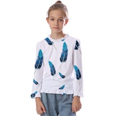 Feather Bird Kids  Frill Detail Tee