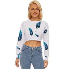 Feather Bird Lightweight Long Sleeve Sweatshirt