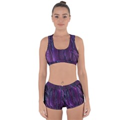 Feather Racerback Boyleg Bikini Set by artworkshop