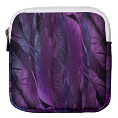 Feather Mini Square Pouch by artworkshop