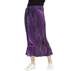 Feather Maxi Fishtail Chiffon Skirt by artworkshop