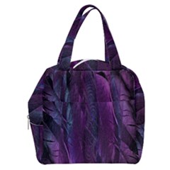 Feather Boxy Hand Bag by artworkshop