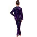 Feather Kid s Satin Long Sleeve Pajamas Set View2