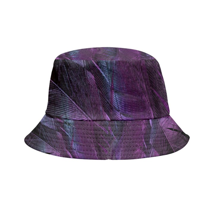 Feather Inside Out Bucket Hat