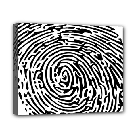 Fingerprint Canvas 10  X 8  (stretched) by artworkshop