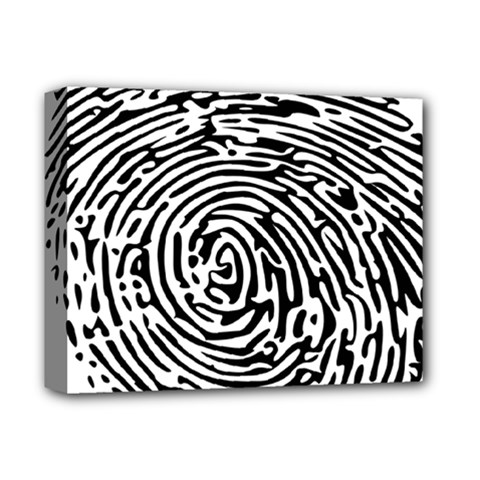 Fingerprint Deluxe Canvas 14  X 11  (stretched) by artworkshop