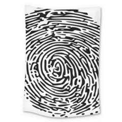 Fingerprint Large Tapestry by artworkshop