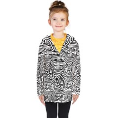 Fingerprint Kids  Double Breasted Button Coat by artworkshop