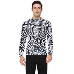 Fingerprint Men s Long Sleeve Rash Guard by artworkshop