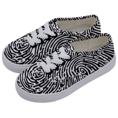 Fingerprint Kids  Classic Low Top Sneakers by artworkshop