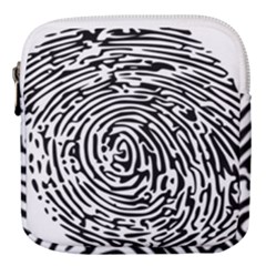 Fingerprint Mini Square Pouch by artworkshop