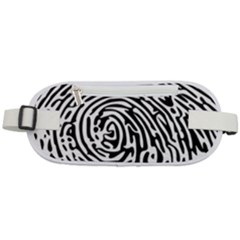 Fingerprint Rounded Waist Pouch by artworkshop