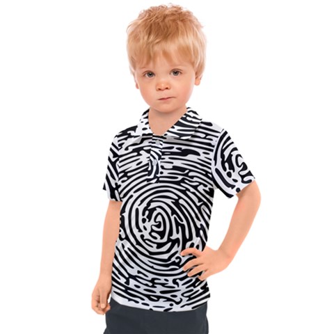 Fingerprint Kids  Polo Tee by artworkshop