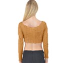 Hardwood Vertical Long Sleeve Crop Top View2